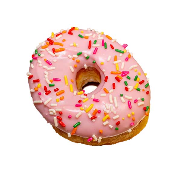 Pink Frosted Donut