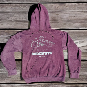 Hoodie Mauve Line
