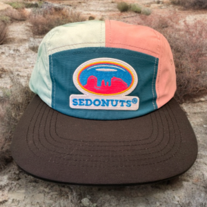 Hat Multi Color Nylon Camper Hat (White & Pink)