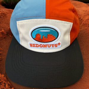 Hat Multi Color Nylon Camper (Blue & Orange)